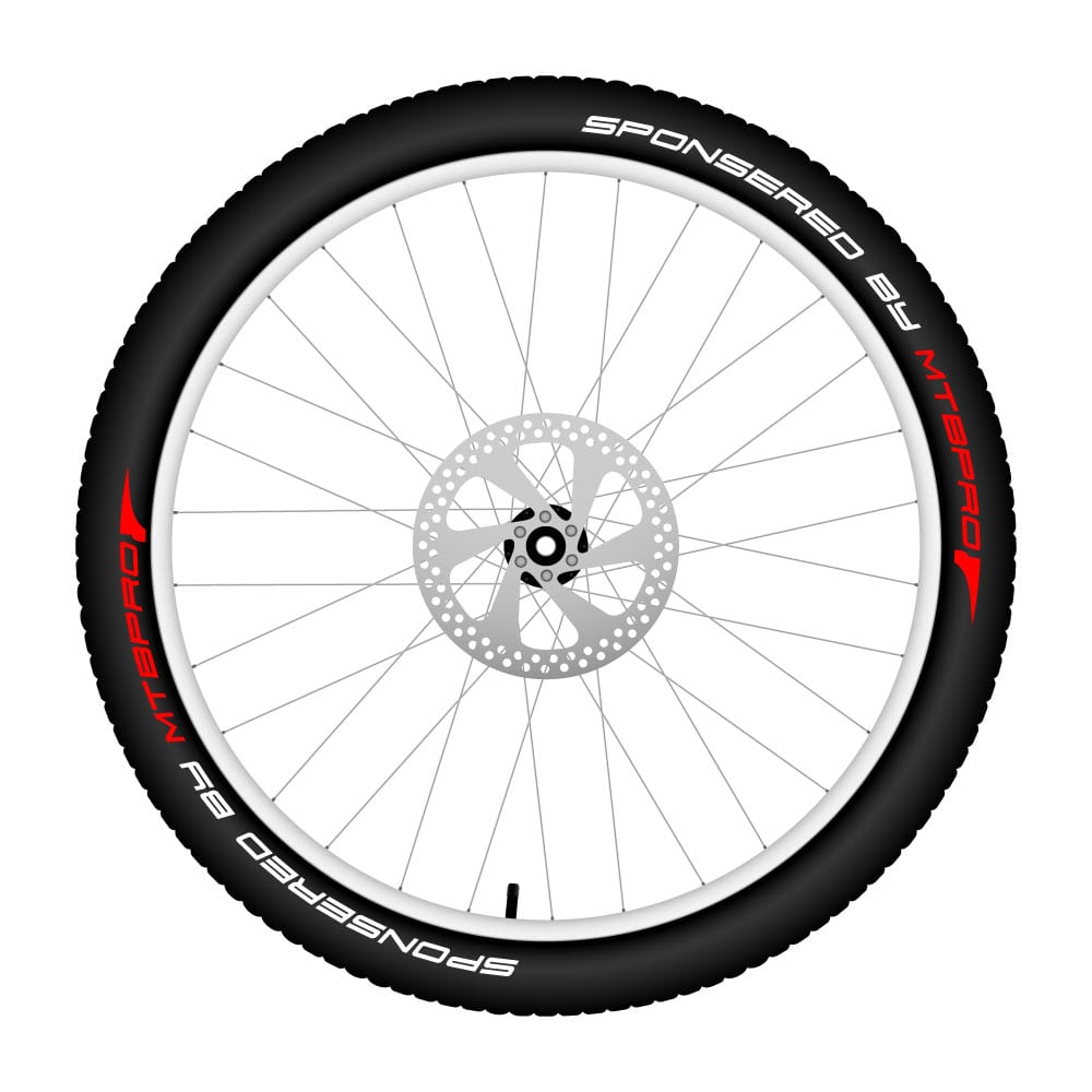 Bike Tyre Label Transfers Printed in the UK, Fast Turnaround