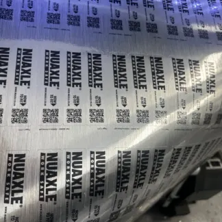 Labels printed on Brushed Aluminium Vinyl - Permanent
