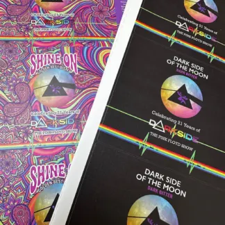 Labels printed on Paper labels - white uncoated (sheets)
