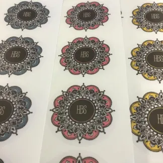 Clear Labels – Waterproof Vinyl example