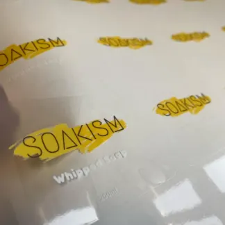 Clear Labels – Waterproof Vinyl example