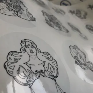 Clear Labels – Waterproof Vinyl example
