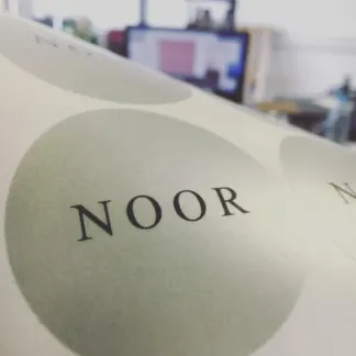 Frosted Labels – Silver Etch Finish example