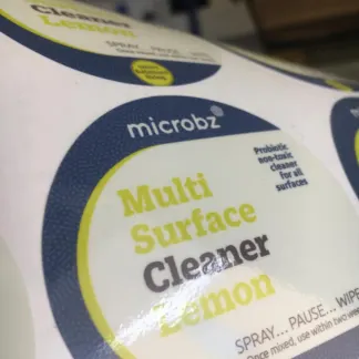 Laminated Durable Waterproof Vinyl Labels example