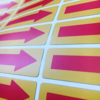 Laminated Durable Waterproof Vinyl Labels example