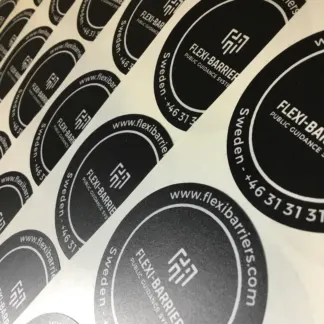Laminated Durable Waterproof Vinyl Labels example