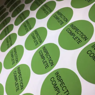 High Tack Labels example