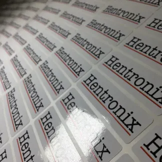 High Tack Labels example