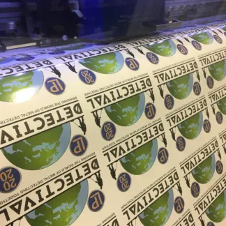 Labels printed on Gloss vinyl – Permanent
