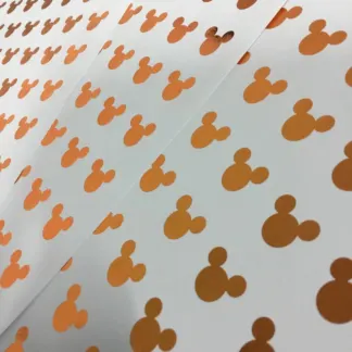 Foiled Labels – Foiled on SRA4 Sheets example
