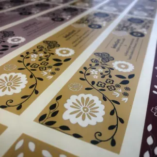 Waterproof Labels and Stickers, Packaging Labels example