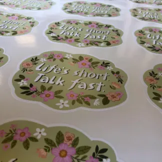 Waterproof Labels and Stickers, Custom Labels example