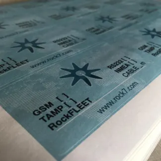 Paper Labels example