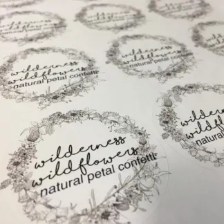 Paper Labels example