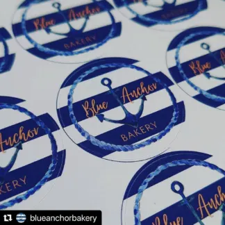 Paper Labels, Bakery Labels example
