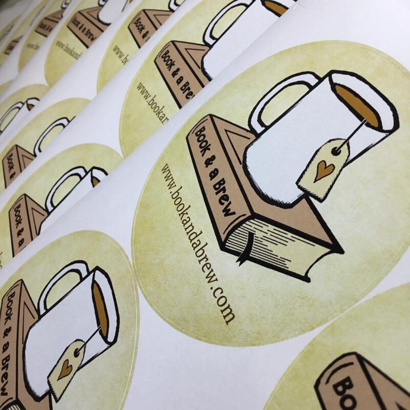#premiumpaper #round #a4 #stickers #labels #pp88 #book #brew @stickythingsltd